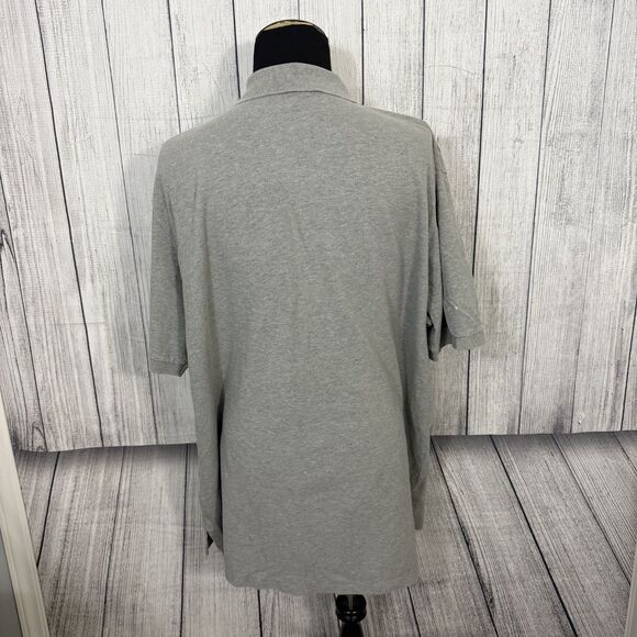 Polo Ralph Lauren Men's 4XLT Gray 100% Cotton Short Sleeve Polo Shirt - Picture 3 of 5